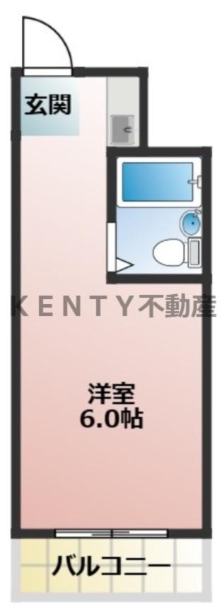 プレステージ久が原(ワンルーム/3階)の間取り写真