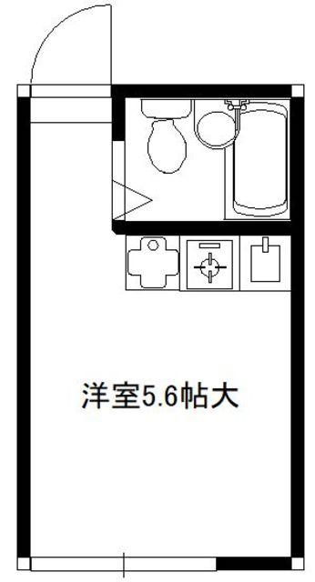 MY PLAN中野B(ワンルーム/2階)の間取り写真