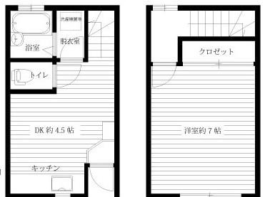 メゾンひなた(1DK/1階)の間取り写真