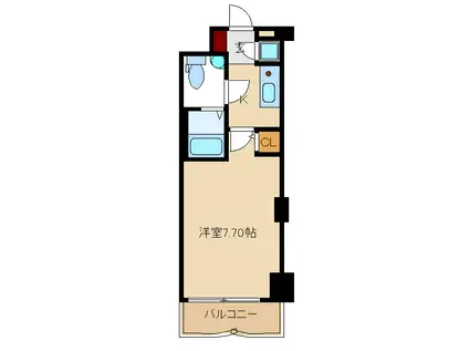 セレニテ新大阪弐番館(1K/6階)の間取り写真