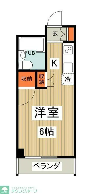 ソレイユ暁 4階階 間取り
