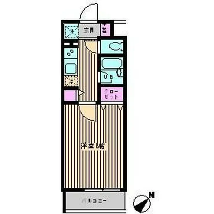 フェリーチェ高円寺 3階階 間取り