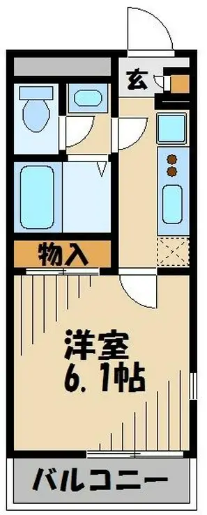 レオネクストNISHIGAIIII 3階階 間取り
