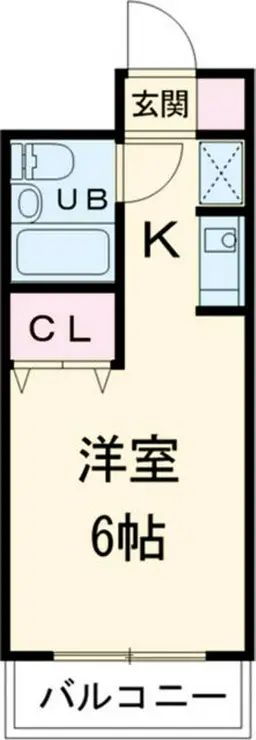 ペティパレス薬園台 4階階 間取り