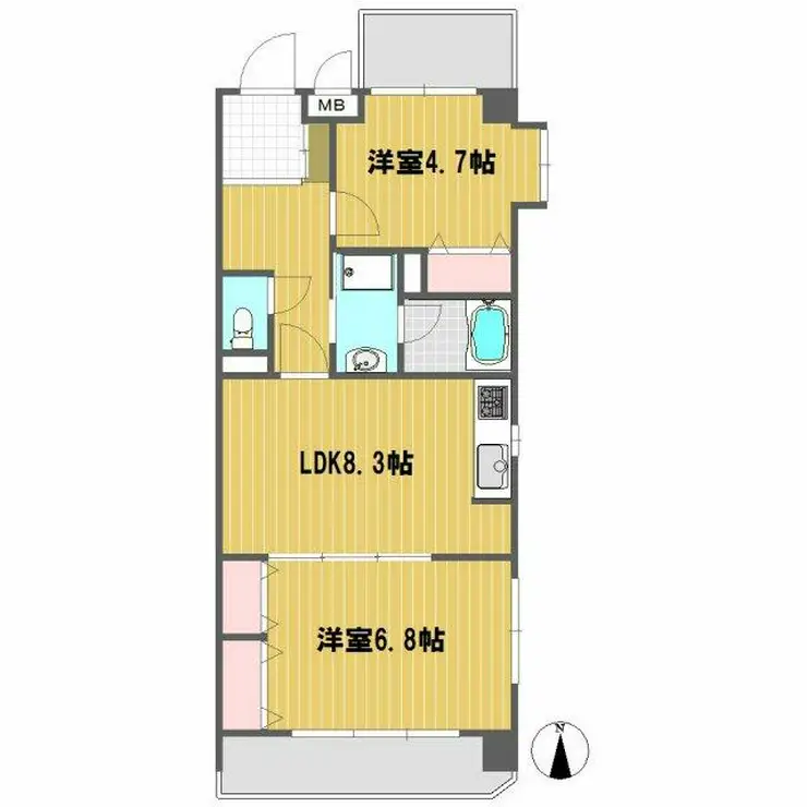 コンフォート 3階階 間取り