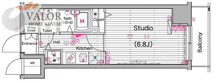 グランド・ガーラ横濱山下町 10階階 間取り