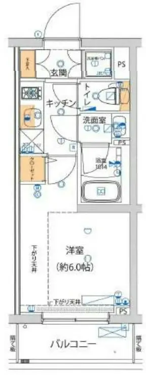 ライジングプレイス綾瀬 5階階 間取り
