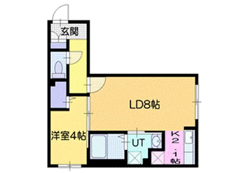新川崎ダイカンプラザシティ 3階階 間取り