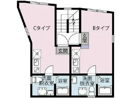 プレミア八幡山(ワンルーム/4階)の間取り写真