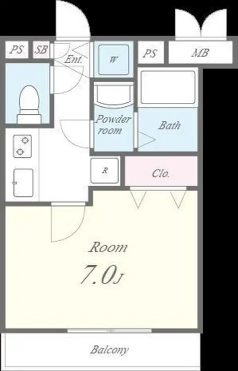 パルテール 1階階 間取り