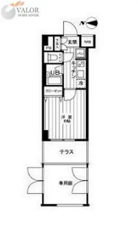 クレイシア矢口 1階階 間取り