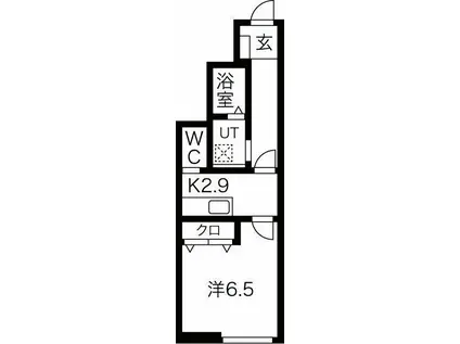 39HOUSE向中野(1K/1階)の間取り写真