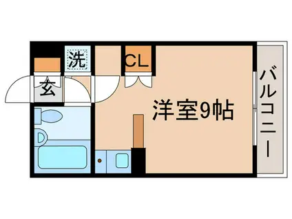 リラッサ柴又(ワンルーム/3階)の間取り写真