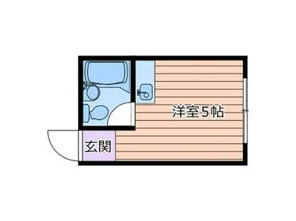 PANHON CLEA(ワンルーム/1階)の間取り写真