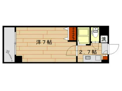 ルート大宮(1K/3階)の間取り写真