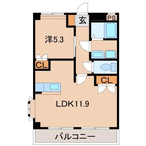ＪＲ和歌山線 田井ノ瀬駅 徒歩11分 2階建 築18年(1LDK/2階)の間取り写真