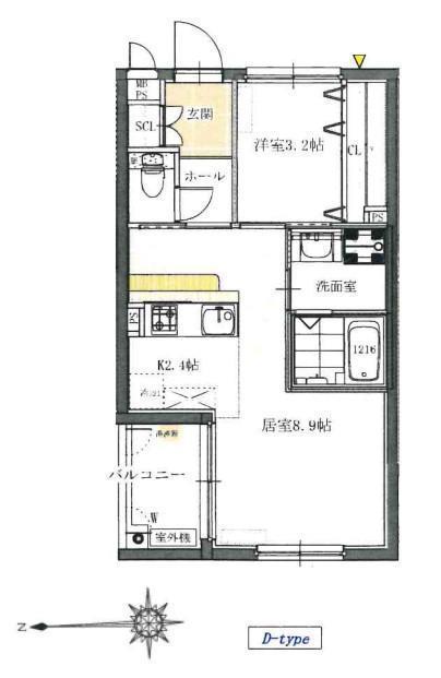 ALTE MEISTER REVEII (1LDK/5階)の間取り写真