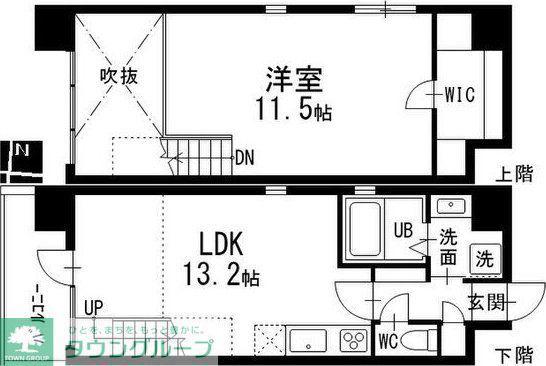 丸の内スクエア(1LDK/8階)の間取り写真