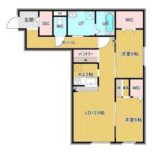 PREMIER STELLA(2LDK/5階)の間取り写真