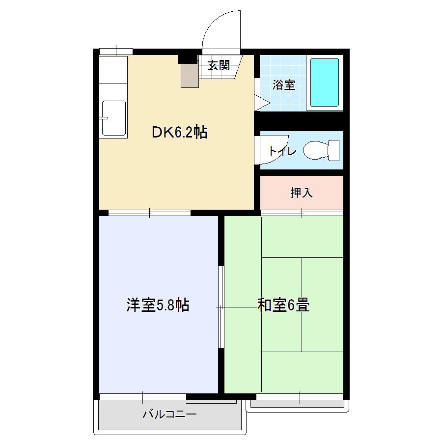岩沢ハイツ(2DK/2階)のその他写真