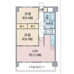 扶桑ハイツⅠ(2LDK/5階)の間取り写真