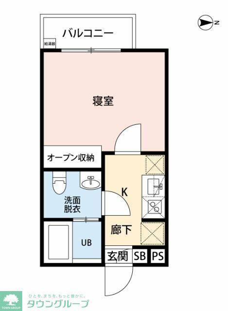 FELICE TERRACE(1K/3階)の間取り写真