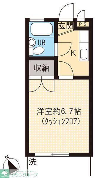 ラルーチェ杉戸A棟(1K/1階)の間取り写真
