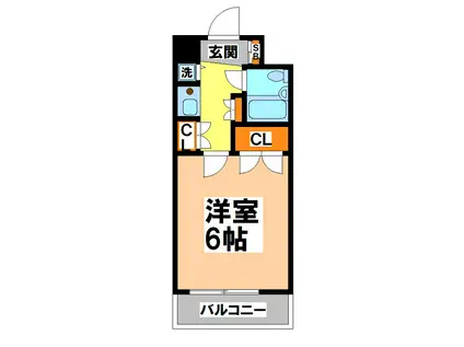 吉祥寺ロイヤルマンション(1K/1階)の間取り写真