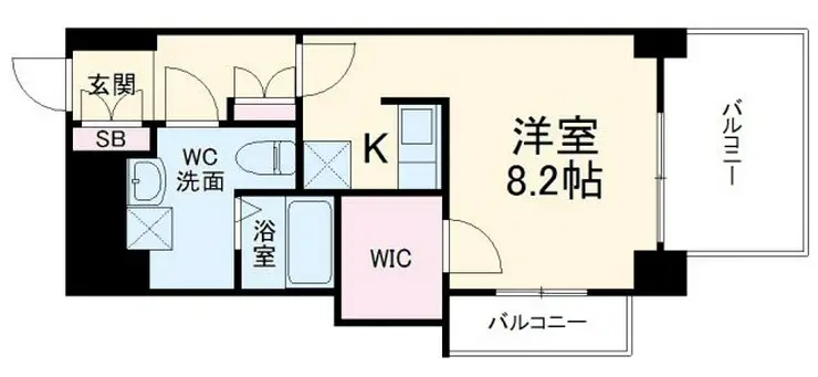 ハックベリーヒルズ 2階階 間取り