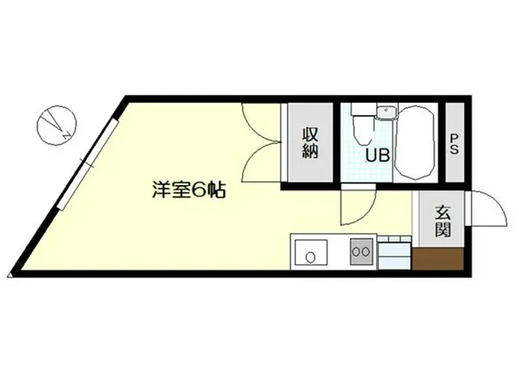 加賀ハイツ 2階階 間取り