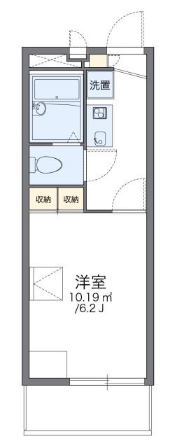 レオパレスTRY(1K/3階)の間取り写真