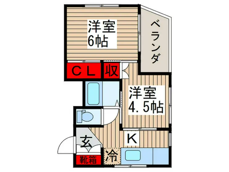 下野屋ビル 2階階 間取り