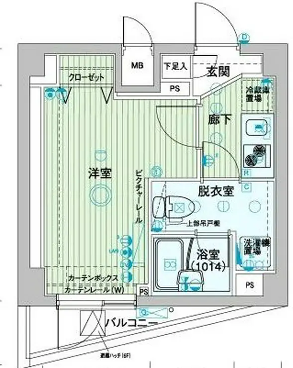 メインステージ板橋志村 6階階 間取り