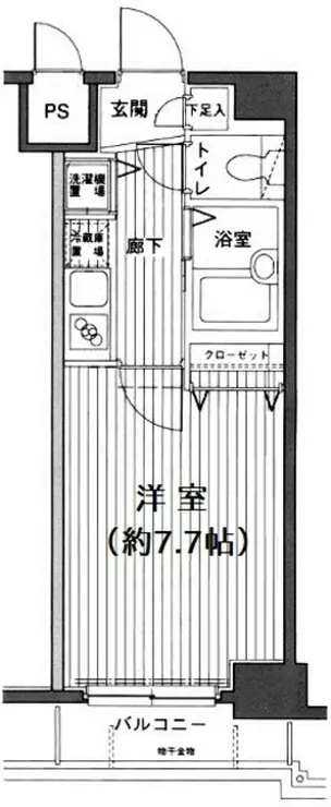 グランド・ガーラ渋谷松濤 3階階 間取り