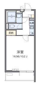 クレイノアンジュ鶴間(1K/2階)の間取り写真