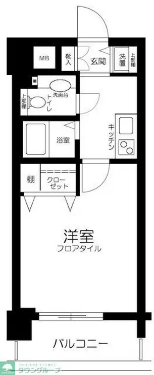 メゾン・ド・ヴィレ渋谷 6階階 間取り