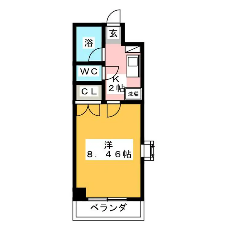 クレオ舞浜II 2階階 間取り