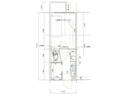アイ・テラス(1K/3階)の間取り写真