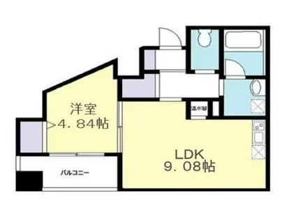 ドゥーエ東高円寺(1LDK/2階)の間取り写真