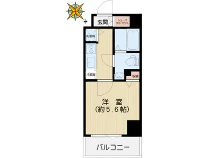 ステージグランデ茗荷谷(1K/7階)の間取り写真