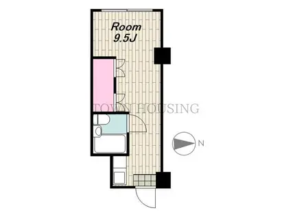 六本木ビジネスアパートメンツ(ワンルーム/3階)の間取り写真