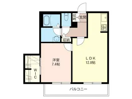 パークフォレスト(1LDK/3階)の間取り写真