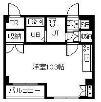アネックスプラザ6条ビル(ワンルーム/5階)の間取り写真