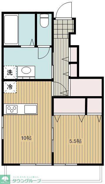 ルミナス国分寺(1LDK/1階)の間取り写真