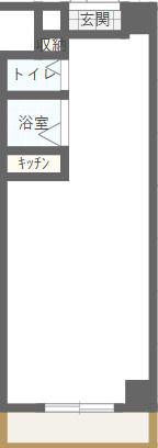 ラフィネ麻布十番(ワンルーム/11階)の間取り写真