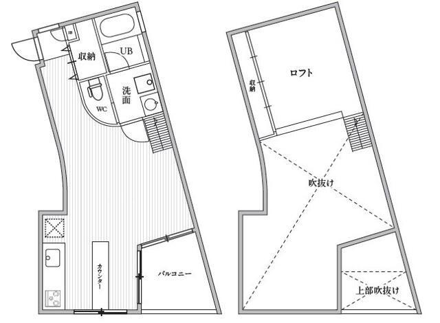 T′S CUORE BLISS 自由が丘(ワンルーム/3階)の間取り写真