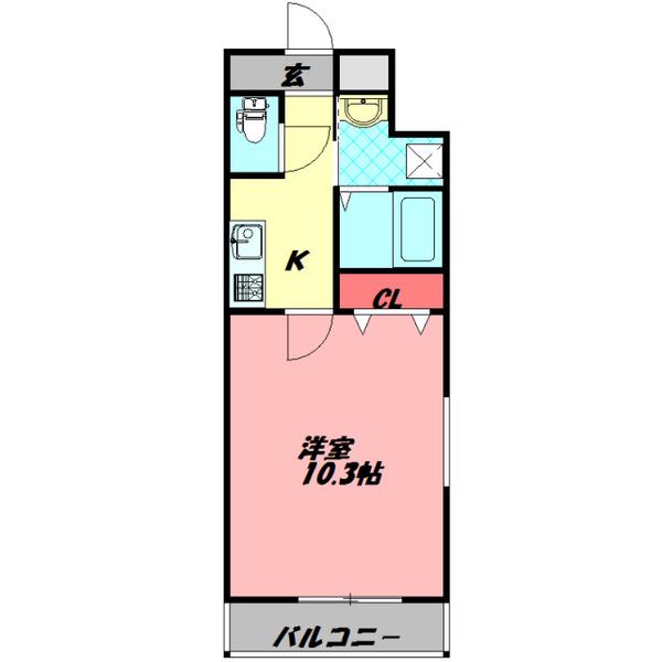 フジパレス千林大宮III番館(1K/1階)の間取り写真