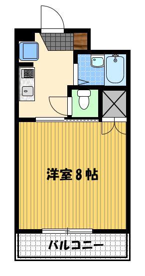 ピュアソレイユ(1K/3階)の間取り写真