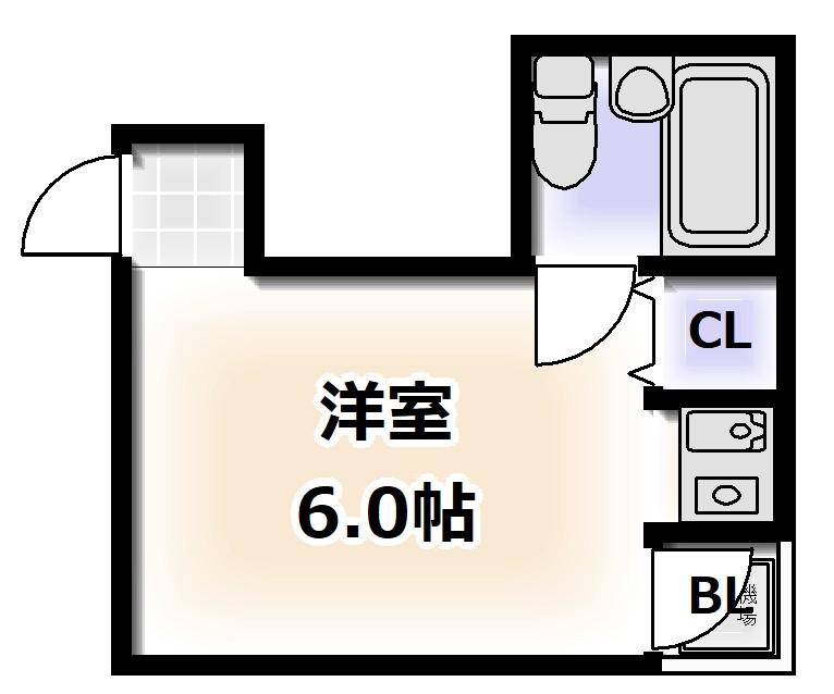 サンあびこ東マンション(ワンルーム/5階)の間取り写真