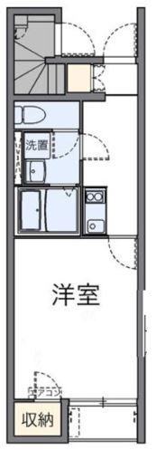 レオネクスト六甲篠原(1K/1階)の間取り写真